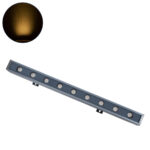 GLOBOSTAR® WASHERMARGO 90172 Μπάρα Φωτισμού Wall Washer LED 9W 990lm 30° DC 24V Αδιάβροχο IP65 Θερμό Λευκό 2700Κ Dimmable - Bridgelux SMD Chip - Γκρι Ανθρακί - Μ50 x Π4 x Υ5cm - 3 Χρόνια Εγγύηση - Image 2