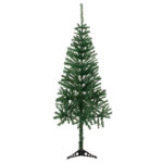 GloboStar® Crazy Christmas Χριστουγεννιάτικο Δέντρο SantaClaus Φ65 x Υ150εκ Πράσινο με Πλαστική Βάση - Image 2