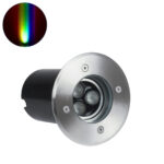 GloboStar® UNDERWATER-LUNTA 90403 Υποβρύχιο Χωνευτό Κινούμενο Φωτιστικό Σποτ Ειδικό για Σιντριβάνια LED 12W 1020lm 60° DC 24V Αδιάβροχο IP68 Φ12 x Υ13cm RGBW DMX512 - Ανοξείδωτο Ατσάλι - 3 Years Warranty - Image 2