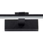 GLOBOSTAR® ELLIS 60444 Μοντέρνο Φωτιστικό Τοίχου - Απλίκα Καθρέπτη Μπάνιου LED 12W 1400lm 120° AC 220-240V IP44 Φυσικό Λευκό 4500K - Lumileds SMD Chip & TÜV SÜD Driver - Μαύρο Ματ - Μ60 x Π16 x Υ6cm - 3 Χρόνια Εγγύηση - Image 5
