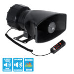 GloboStar® 85698 Τηλεβόας - Ντουντούκα - Σειρήνα - Κόρνα Αυτοκινήτου με 5 Προγράμματα Ήχητικών Εφέ Αστυνομίας - Πυροσβεστικής - Security με Μικρόφωνο - 100W 300db DC 12V Αδιάβροχο IP65 - Image 2
