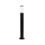GloboStar® GARDENIO 203-0250 Μοντέρνο Επιδαπέδιο Φωτιστικό Κολωνάκι Κήπου Μονόφωτο 1 x E27 IP44 Μαύρο Πλαστικό - Μ15 x Π15 x Υ85cm - Image 4
