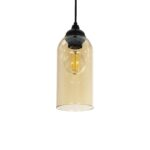 GLOBOSTAR® TUBE 206-0031 Μοντέρνο Κρεμαστό Φωτιστικό Οροφής με Ντουί 1 x E27 AC 220-240V IP20 - Mελί - Μ10 x Π10 x Υ24cm - Image 2
