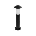 GloboStar® GARDENIO 203-0248 Μοντέρνο Επιδαπέδιο Φωτιστικό Κολωνάκι Κήπου Μονόφωτο 1 x E27 IP44 Μαύρο Πλαστικό - Μ17 x Π17 x Υ58cm - Image 2