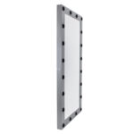 GloboStar® MAKEUP MIRROR-160x80-6 Μοντέρνος Καθρέπτης Μακιγιάζ με Πλαίσιο Φυσικού Ξύλου με Διακόπτη On/Off 20 x E27 AC220-240V - Μ80 x Π7 x Υ160cm - Γκρι Ανθρακί - Image 6