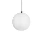 GLOBOSTAR® GABIA 206-0002 Μοντέρνο Κρεμαστό Φωτιστικό Οροφής με Ντουί 1 x E27 AC 220-240V IP20 - Λευκό - Μ40 x Π40 x Υ42cm - Image 2