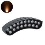 GloboStar® TREELIGHT-KINA 90231 Κυρτή Μπάρα Φωτισμού Wall Washer με Αντιθαμβωτική Γρίλια Ειδική για Φυτά - Δέντρα LED 18W 1530lm 15° DC 24V Αδιάβροχο IP65 L24.5 x W7 x H8cm Αρχιτεκτονικό Πορτοκαλί 2200K - Γκρι Ανθρακί - 3 Years Warranty - Image 2