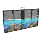 GLOBOSTAR® TRUEVIEW 41006 Διάφανη Οθόνη Video Wall P3.91 Καμπίνα 100x50cm LED 130W 3840Hz 32768 Dots ≥4500cd/㎡ Nits AC 220-240V Εξωτερικού Χώρου IP65 Full Color S1/8 14Bits - Κάρτα NovaStar A5S-N - Nationstar SMD1921 & Yuanchi Driver - Μ100 x Π8 x Υ50cm - 2 Χρόνια Εγγύηση - Image 2