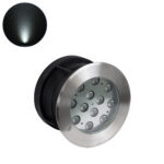 GLOBOSTAR® UNDERWATERTUNI 90421 Υποβρύχιο Χωνευτό Σποτ για Σιντριβάνια/Πισίνες LED 12W 1200lm 30° DC 24V Αδιάβροχο IP68 Ψυχρό Λευκό 6000K Dimmable - Bridgelux SMD Chip - Ανοξείδωτο Ατσάλι SS304 - Μ18 X Π18 x Υ11cm / Q17.5 - 3 Χρόνια Εγγύηση - Image 2