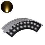 GLOBOSTAR® TREEJINA 90690 Κυρτή Μπάρα Φωτισμού Wall Washer για Φυτά - Δέντρα LED 18W 1620lm 10° DC 24V Αδιάβροχο IP67 Θερμό Λευκό 2700K Dimmable - Bridgelux SMD Chip - Γκρι Ανθρακί - Μ29 x Π11 x Υ10.5cm - 3 Χρόνια Εγγύηση - Image 2