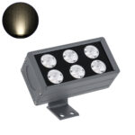 GLOBOSTAR® FLOODDANY 90376 Προβολέας Σποτ Wall Washer LED 24W 2760lm 5° DC 24V Αδιάβροχο IP65 Φυσικό Λευκό 4500K Dimmable - CREE XPE Chip - Γκρι Ανθρακί - Μ16 x Π9.5 x Υ7.5cm - 3 Χρόνια Εγγύηση - Image 2