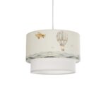 GLOBOSTAR® BALLON 204-0121 Παιδικό Κρεμαστό Φωτιστικό Οροφής με Ντουί 1 x E27 AC 220-240V IP20 - Πολύχρωμο - Μ30 x Π30 x Υ20cm - Image 2