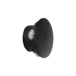GLOBOSTAR® SOL 60689 Μοντέρνο Φωτιστικό Τοίχου - Απλίκα LED 8W 1000lm 30° AC 220-240V Αδιάβροχο IP65 Θερμό Λευκό 2700K - CREE XPE Chip & TÜV SÜD Driver - Μαύρο Ματ - Μ10 x Π5 x Υ10cm - 5 Χρόνια Εγγύηση - Image 2