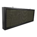 GLOBOSTAR® DISPLAY 90270 Κυλιόμενη Ψηφιακή Επιγραφή P10 Μονής Όψης LED AC 220-240V Αδιάβροχο IP54 Ψυχρό Λευκό 6000K - WiFi Control μέσω FK APP - Αισθητήρας Θερμοκρασίας & Υγρασίας - Μ104 x Π9 x Υ40cm - 2 Χρόνια Εγγύηση - Image 2