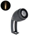 GLOBOSTAR® TREEGAL 90461 Φωτιστικό Σποτ για Φυτά - Δέντρα με Βάση Μπετού & Κορμού LED 3W 330lm 15° DC 24V Αδιάβροχο IP67 Θερμό Λευκό 2700K Dimmable - Bridgelux SMD Chip - Γκρι Ανθρακί - Μ5 x Π5 x Υ14.7cm - 3 Χρόνια Εγγύηση - Image 2
