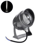 GloboStar® SPOT-XENIA 90509 Σποτ Φωτισμου Wall Washer LED 16W 1600lm 3° DC 24V Αδιάβροχο IP65 Φ9 x Υ12cm Ψυχρό Λευκό 6000K Dimmable - Σφυρήλατο Γκρι - 3 Years Warranty - Image 2