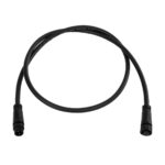 GLOBOSTAR® CONNECTOR 60955 2 Pin Καλώδιο/Επέκταση Ι 1 Μέτρου με Είσοδο 1 x Αρσενικό Βύσμα & Έξοδο 1 x Θηλυκό Βύσμα Αδιάβροχο IP68 - Μαύρο - Μ100 x Π1.5 x Υ1.5cm - Image 2