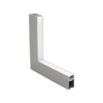 GLOBOSTAR® ALP-CORNER-IN90 LUMILINE 61771 Επιφανειακό / Κρεμαστό Προφίλ Αλουμινίου Γωνία με Λευκό Γαλακτερό Πατητό Κάλυμμα για Ταινίες LED IP20 - Γκρι Ανθρακί Ματ - Μ30 x Π3.5 x Υ7cm - Image 2