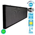 GLOBOSTAR® DISPLAY 90292 Κυλιόμενη Ψηφιακή Επιγραφή P10 Μονής Όψης LED AC 220-240V Αδιάβροχο IP65 Πράσινο - WiFi Control μέσω FK APP - Αισθητήρας Θερμοκρασίας & Υγρασίας - Μ264 x Π9 x Υ72cm - 2 Χρόνια Εγγύηση - Image 3