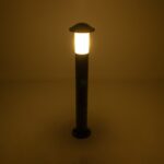 GloboStar® GARDENIO 203-0247 Μοντέρνο Επιδαπέδιο Φωτιστικό Κολωνάκι Κήπου Μονόφωτο 1 x E27 IP44 Μαύρο Πλαστικό - Μ17 x Π17 x Υ85cm - Image 3