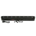 GLOBOSTAR® BAR 51132 Stage Κινούμενη Ρομποτική Κεφαλή Super Beam LED 160W 8° AC 220-240V IP20 8 x 20W CREE Chip Πολύχρωμο RGBW Dimmable DMX512 Protocol 9/38 Channels - Μ110 x Π13.2 x Υ15.5cm - 2 Χρόνια Εγγύηση - Image 6