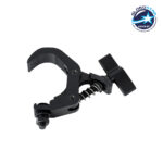 GLOBOSTAR® CLAMPS 51180 Stage Hook Γάντζος Αλουμινίου Ύψηλης Αντοχής για Κρέμαση, Στήριξη & Τοποθέτηση Προϊόντων Stage σε Τράσες Αδιάβροχο IP65 - Μαύρο Ματ - Μ16 x Π12 x Υ2.5cm