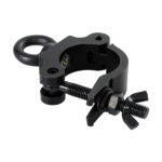 GloboStar® CLAMPS 51182 Επαγγελματικός Γάντζος Hook Αλουμινίου Ύψηλης Αντοχής για Κρέμαση, Στήριξη & Τοποθέτηση Προϊόντων Stage σε Τράσες - Μ16 x Π12 x Υ3cm - Μαύρο - Image 4