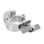 GLOBOSTAR® CLAMPS 51185 Stage Hook Γάντζος Αλουμινίου Ύψηλης Αντοχής για Κρέμαση, Στήριξη & Τοποθέτηση Προϊόντων Stage σε Τράσες Αδιάβροχο IP65 - Νίκελ Βούρτσας - Μ17 x Π12 x Υ3cm - Image 3