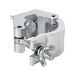 GloboStar® CLAMPS 51187 Επαγγελματικός Γάντζος Hook Αλουμινίου Ύψηλης Αντοχής για Κρέμαση, Στήριξη & Τοποθέτηση Προϊόντων Stage σε Τράσες - Μ8 x Π5.5 x Υ3cm - Χρώμιο - Image 4