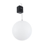 GloboStar® 51203 LIFT BALL Επαγγελματικό Φωτιστικό Ειδικών Εφέ Φ60cm KINETIC BALL Light CREE LED 4in1 15W - 15 x 1W LED SMD Chips RGBW - Μέγιστο Μήκος Ανύψωσης 3.5 Μέτρα - AC 220V-240V DMX512 Display on Body - Μαύρο - Μ17 x Π13 x Υ26cm - 2 Χρόνια Εγγύση - Image 2