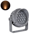 GLOBOSTAR® FLOODMENA 90336 Προβολέας Σποτ Wall Washer με Αντιθαμβωτική Γρίλια LED 24W 2040lm 30° AC 220-240V Αδιάβροχο IP67 Ultra Θερμό Λευκό 2200K - Bridgelux SMD Chip - Γκρι Ανθρακί - Μ19.5 x Π16 x Υ21cm - 3 Χρόνια Εγγύηση - Image 2