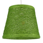 GLOBOSTAR® PLAYROOM 00864 Vintage Κρεμαστό Φωτιστικό Οροφής με Ντουί 1 x E27 AC 220-240V IP20 - Πράσινο - Μ32 x Π32 x Υ27cm - Image 2