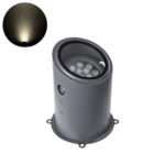 GloboStar® FLOOD-MILO 90735 Κινούμενος Προβολέας - Σποτ Φωτισμού Wall Washer για Φωτισμό Κτιρίων LED 12W 1140lm 10° AC 220-240V Αδιάβροχο IP67 Φ17 x Υ26cm Φυσικό Λευκό 4500K - Γκρι Ανθρακί - 3 Χρόνια Εγγύηση - Image 2