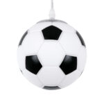 GLOBOSTAR® FOOTBALL 00643 Παιδικό Κρεμαστό Φωτιστικό Οροφής με Ντουί 1 x E27 AC 220-240V IP20 - Λευκό & Μαύρο - Μ15 x Π15 x Y18cm - Image 2