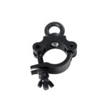 GloboStar® CLAMPS 51182 Επαγγελματικός Γάντζος Hook Αλουμινίου Ύψηλης Αντοχής για Κρέμαση, Στήριξη & Τοποθέτηση Προϊόντων Stage σε Τράσες - Μ16 x Π12 x Υ3cm - Μαύρο - Image 2