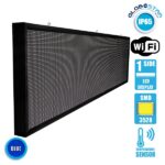 GLOBOSTAR® DISPLAY 90293 Κυλιόμενη Ψηφιακή Επιγραφή P10 Μονής Όψης LED AC 220-240V Αδιάβροχο IP65 Μπλε - WiFi Control μέσω FK APP - Αισθητήρας Θερμοκρασίας & Υγρασίας - Μ264 x Π9 x Υ72cm - 2 Χρόνια Εγγύηση - Image 3