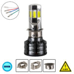 GloboStar® 81661 H4/HS1 KIT Βασικού Φωτισμού Μοτοσυκλέτας 2nd Generation Can-Bus Series LED CREE CXB COB 60W 6000lm DC 8-80V Αδιάβροχο IP67 Ψυχρό Λευκό 8000K - Image 2