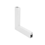 GLOBOSTAR® ALP-CORNER-IN90 LUMILINE 61769 Επιφανειακό / Κρεμαστό Προφίλ Αλουμινίου Γωνία με Λευκό Γαλακτερό Πατητό Κάλυμμα για Ταινίες LED IP20 - Λευκό Ματ - Μ30 x Π3.5 x Υ7cm - Image 2