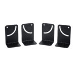 GloboStar® FDB K803-WB7 98029 Speaker Base Wall Bracket - Επιτοίχια Ρυθμιζόμενη Βάση Ηχείου για Τοποθέτηση Συστήματος Κολωνάτων Ηχείων K803 - IP20 - Μαύρο - Μ10 x Π8 x Υ14.5cm - Ζεύγος - Image 2