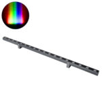 GLOBOSTAR® WASHERPANDA 90585 Μπάρα Φωτισμού Wall Washer LED 36W 3060lm 15° DC 24V Αδιάβροχο IP65 Πολύχρωμο RGBW Dimmable DMX512 - Bridgelux SMD Chip - Γκρι Ανθρακί Ματ - Μ100 x Π4 x Υ3.5cm - 3 Χρόνια Εγγύηση - Image 2