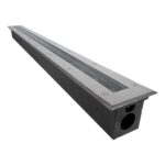 GLOBOSTAR® UNDERGROUND-REMVI 90194-Y Χωνευτή Μπάρα Φωτισμού Wall Washer LED 18W 1890lm 10° DC 24V Αδιάβροχο IP68 Ultra Θερμό Λευκό 2200K Dimmable - Bridgelux SMD Chip - Ανοξείδωτο Ατσάλι SS316 - Μ100 x Π9 x Υ7.2cm / Q98.2 x 7.6cm - 3 Χρόνια Εγγύηση
