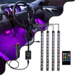 GloboStar® 81842 Car Underglow LED Tube Kit - Κρυφός Φωτισμός Αυτοκινήτου DC 12V 20W με Χειριστήριο Αδιάβροχο IP68 Πολύχρωμο RGB - Image 2