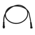 GLOBOSTAR® CONNECTOR 60958 5 Pin Καλώδιο/Επέκταση Ι 1 Μέτρου με Είσοδο 1 x Αρσενικό Βύσμα & Έξοδο 1 x Θηλυκό Βύσμα Αδιάβροχο IP68 - Μαύρο - Μ100 x Π1.6 x Υ1.6cm - Image 2