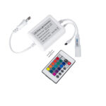 GloboStar® 70667 Controller Αδιάβροχος IP44 AC/DC 230V με Ασύρματο Χειριστήριο RF για έως 100 μέτρα Πολύχρωμου RGB Φωτοσωλήνα LED Μ9 x Π7 x Υ3cm - 2 Χρόνια Εγγύηση - Image 2