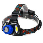 GLOBOSTAR® HEADLAMP 79056 Φακός Κεφαλής με Αισθητήρα Hand Swipe LED 20W 2000lm 15~60° DC 5V με USB-C με Επαναφορτιζόμενη Μπαταρία Li-ion 3.7V 2x18650 4800mAh Αδιάβροχο IP54 Ψυχρό Λευκό 6000K - CREE XHP50 & COB Chip - Μ7.5 x Π5.5 x Υ4.8cm - 1 Χρόνο Εγγύηση - Image 2