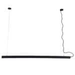 GloboStar® OFFICE 61024-P Γραμμικό Κρεμαστό Φωτιστικό Linear LED 18W 2200lm 120° AC 220-240V Μ120 x Π2 x Υ4cm Φυσικό Λευκό 4500K - Μαύρο - 3 Years Warranty - Image 4