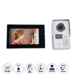 GloboStar® 86061 Σετ Θυροτηλεόρασης με Έγχρωμη Οθόνη Αφής 7" και Κάμερα 1080P HD & 4 Επαγωγικά Κλειδιά για Ηλεκτρονικές Κλειδαριές - Μαύρο - Ασημί - Image 2