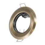 GLOBOSTAR® ORO 77813 Χωνευτή Βάση για Σποτ MR16 με Ντουί GU10/GU5.3 IP20 - Μπρούτζινο - Μ8.3 x Π8.3 x Υ3.1cm / Q6cm - Image 2
