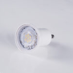 GLOBOSTAR® TINO 60113 Σποτ GU10 MR11 LED 3W 300lm 38° AC 220-240V IP20 Θερμό Λευκό 2700K - Bridgelux SMD Chip - Μ3.5 x Π3.5 x Υ4cm - 3 Χρόνια Εγγύηση - Image 3