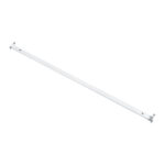 GloboStar® TUBATO 60153 Μεταλλικό Σκαφάκι για 2 x Λάμπες 120CM T8 G13 LED AC 220-240V IP20 Μ120 x Π7.2 x Υ4cm - 5 Χρόνια Εγγύηση - Image 2